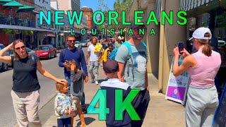 New Orleans French Quarter Walk, Louisiana USA 4K - UHD