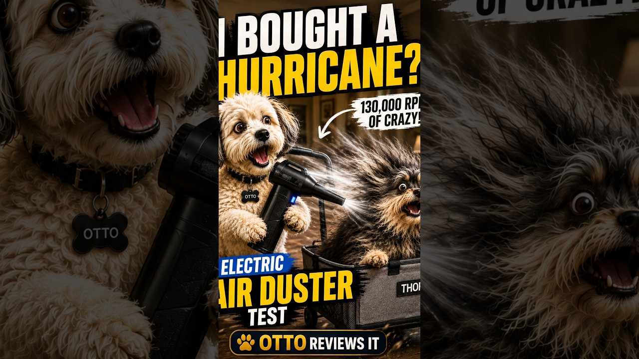 Otto Reviews It — 130,000 RPM Electric Air Duster Test — Otto Found “Storm Mode”