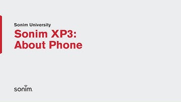 Sonim XP3 - About phone