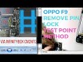oppo f9 Remove pin lock test poin method via cm2