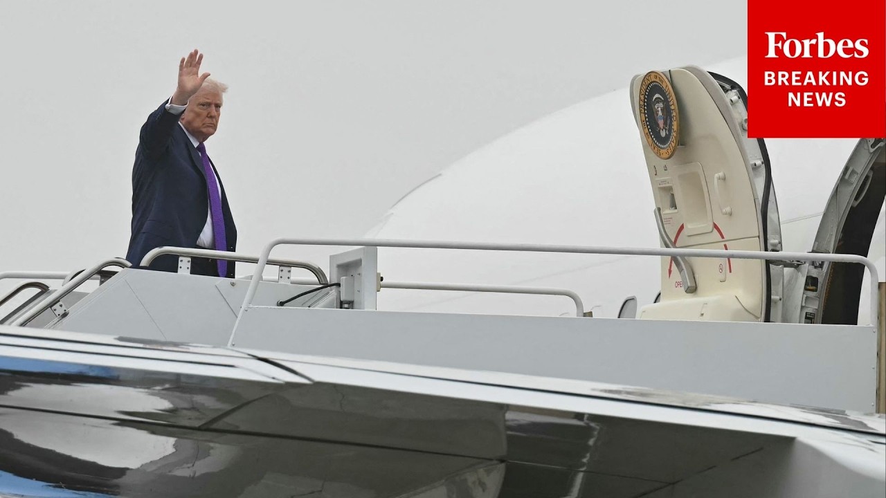 BREAKING: Trump Departs From Joint Base Andrews To Rome, Georgia After First Board Of Peace Meeting