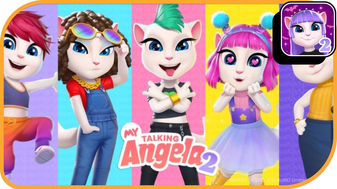 Talking angels. Говорящая Анджела 2 outfit7. My talking Angela Анджела outfit7. My talking Анджела 2.