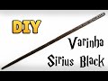 DIY: COMO FAZER VARINHA SIRIUS BLACK (HARRY POTTER WANDS TUTORIAL) #diyhp