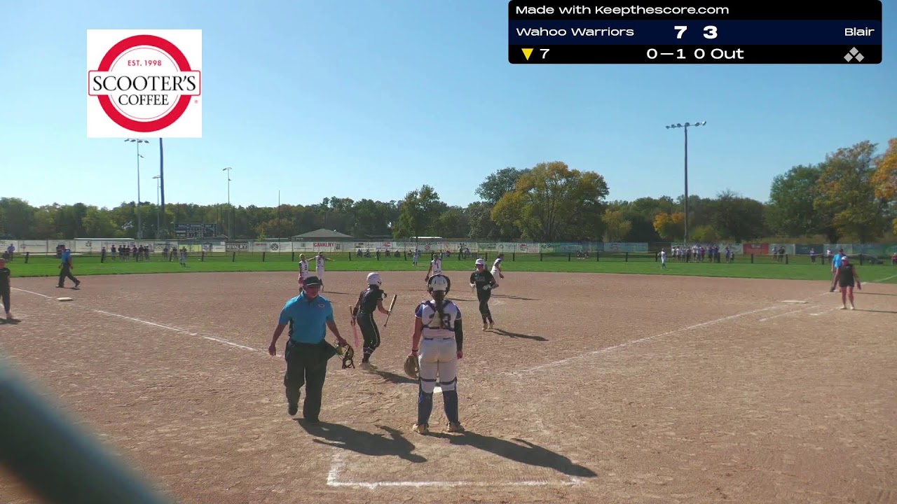 Class B-7 District Championship Wahoo vs Blair 10-10-26