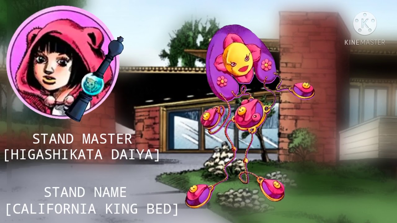 Jojo Bizzare Adventure stand eye catchesJojolionCalifornia King Bed