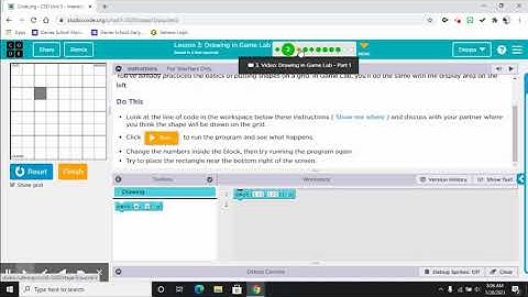 Code.org, Drawing in Game Lab