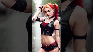 AI ART LOOKBOOK COSPLAY: HARLEY QUINN with artificial intelligence