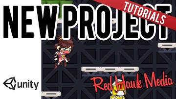 2D Platform Game: Unity -- New Project -- 1