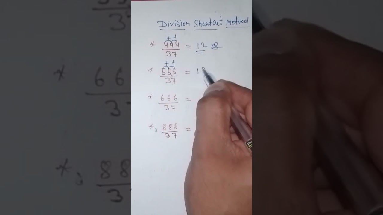 Division shortcut tricks 