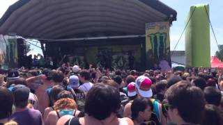 Like Moths To Flames - The Blackout LIVE FIRST TIME Warped Tour 2013
