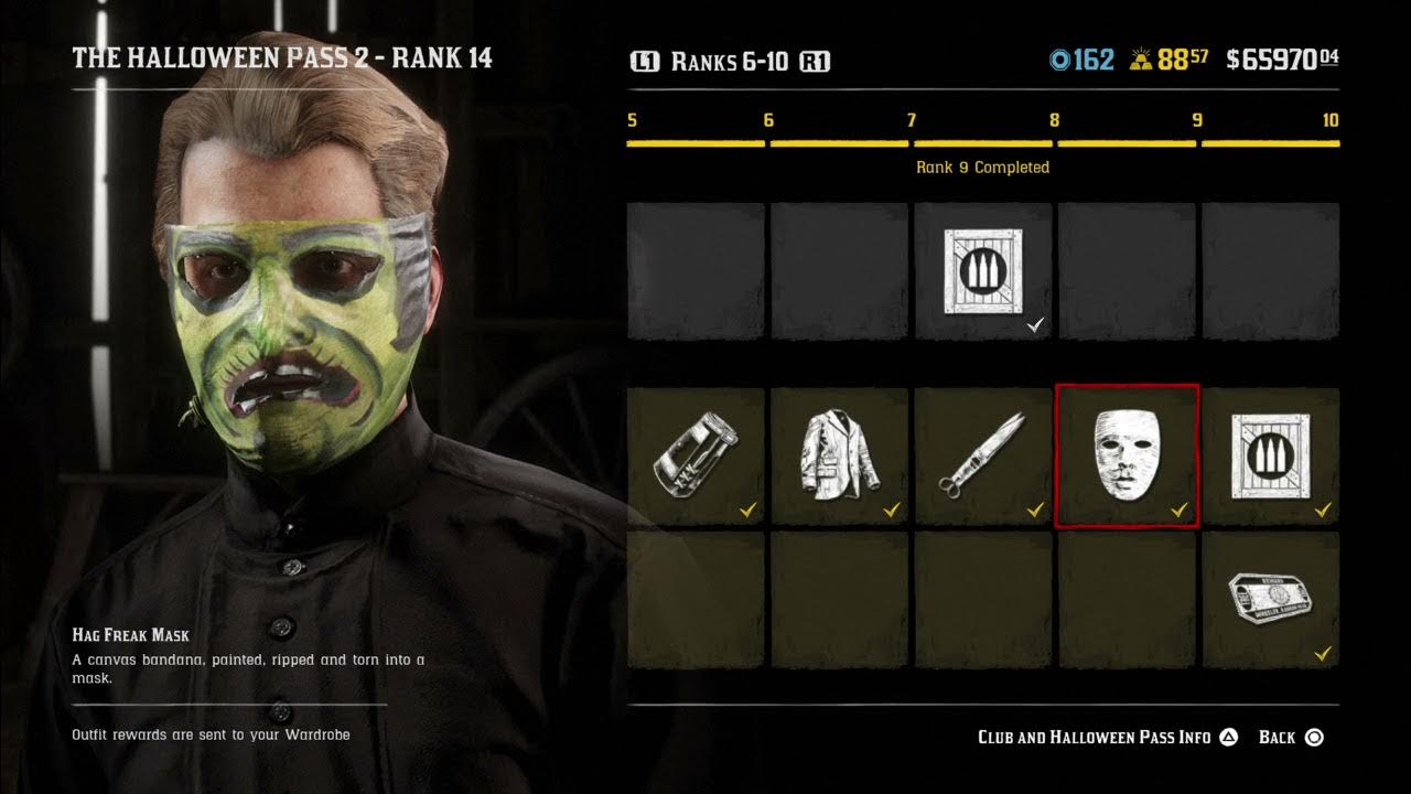 (RDR2) Halloween Pass 2 YouTube