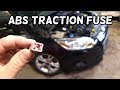 ABS TRACTION CONTROL FUSE LOCATION AND REPLACEMENT FORD FOCUS MK3 2012-2018