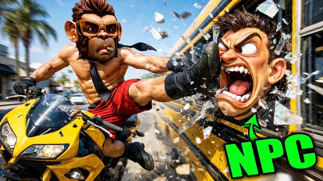 GTA NPCs That going Crazy🤣