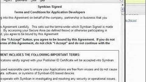 Sign Symbian Applications