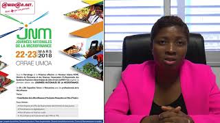 Journée Nationale De La Microfinanceelodie Koffi, Dg De Gesci Invite Les Acteurs Du Secteur