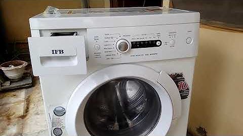 IFB front load washing machine water inlet problem