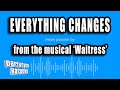 Waitress Everything Changes Karaoke Version mp3