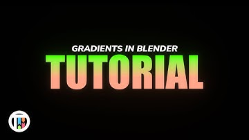 Text Gradients in Blender 3.0 - Tutorial