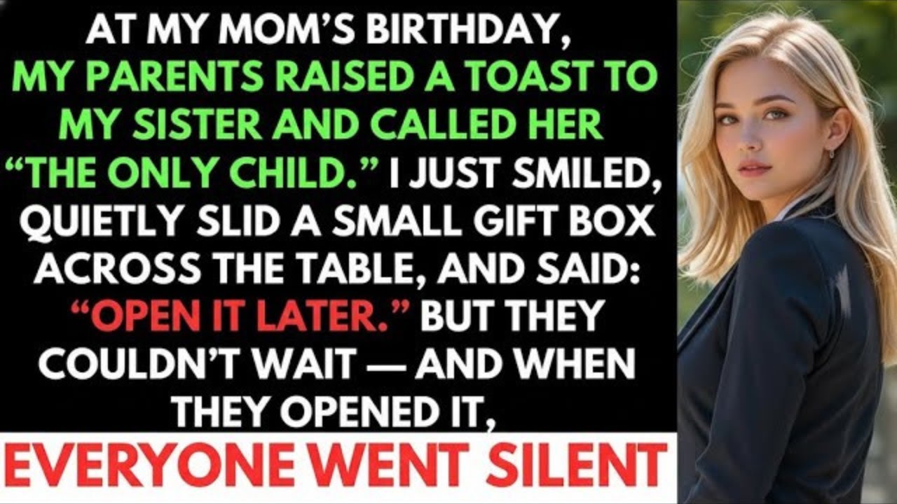 At the Family Dinner, My Parents Called My Sister “The Only Child.” So I Stood Up and Then…