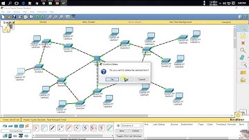 Hybrid Topology Using Cisco Packet Tracer