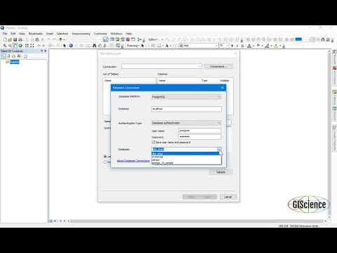 3 - Making Connection between ArcMap and PostgreSQL