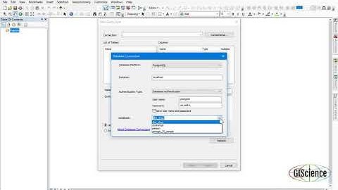 3 - Making Connection between ArcMap and PostgreSQL