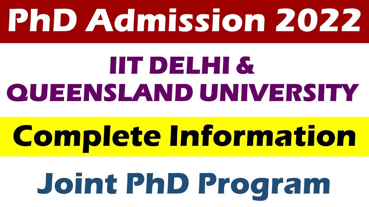iit delhi phd admission 2022 winter session