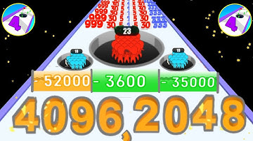 Number Master: Run and merge vs join numbers / 2048 Gameplay New update level part #2