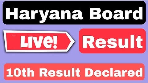 HBSE class 10th result 2021 declared|How to check hbse class 10th result step by step process