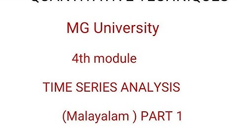 QT /BCOM MG University /4th module Time series Analysis /Freehand curve method/viswa teaching