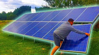PHOTOVOLTAICS as for FREE - How to install your own power plant for 1000 USD ?? electricity for free