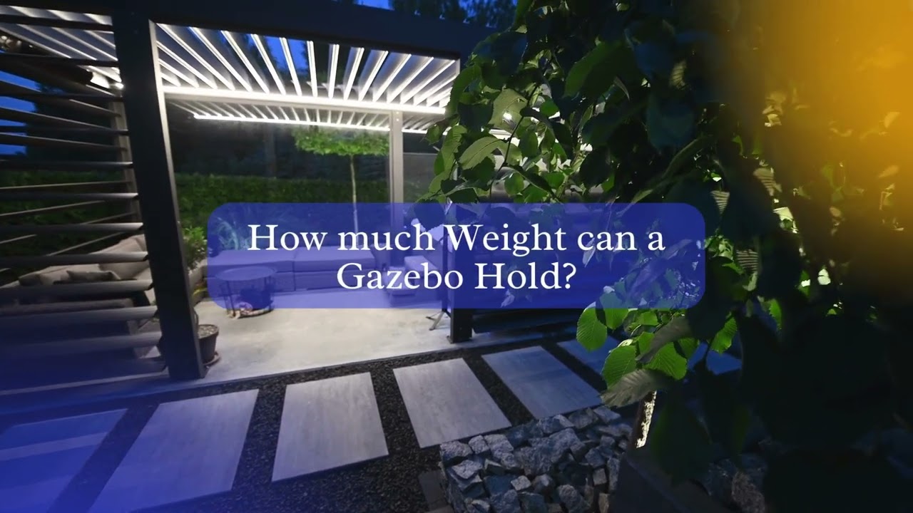 How Much Weight Can a Gazebo Hold? AskGazebo