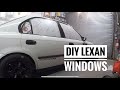 DIY lexan windows in my Civic