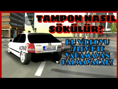 Car Parking GG ile Nasıl Tampon Sökülür?