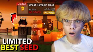 Grow A Garden - I Got The LIMITED TRANSCENDANT GREAT PUMPKIN SEED
