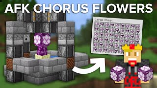 Minecraft Chorus Flower Farm - AFKable and Easy to Build!