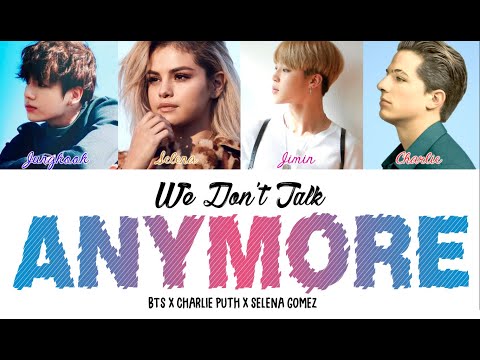 BTS (Jimin x Jungkook) x Selena x Charlie - We Don't Talk Anymore (Color Coded Lyrics/Eng)