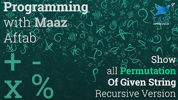 Print all Permutation of given string, programming Interview Question