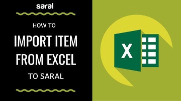 Excel import and export of ledger master to Saral