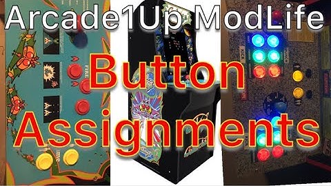 Button Assignments for Galaga and Street Fighter 2 - Arcade1Up Mod Life