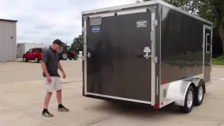 United XLMTV 7X14 Motorcycle Trailer Wright Way Trailers