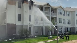 Several O'Fallon families displaced after massive apartment fire