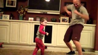Dad will do anything for his kids!