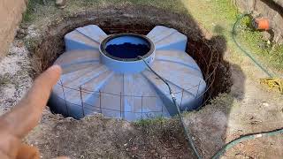 Como instalar una cisterna Eureka de 2800 litros paso a paso part. 2
