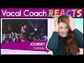Vocal Coach reacts to Journey - Faithfully ( Arnel Pineda Live in Manila)