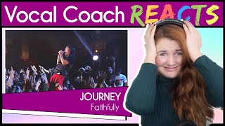 Vocal Coach reacts to Journey - Faithfully ( Arnel Pineda Live in Manila)