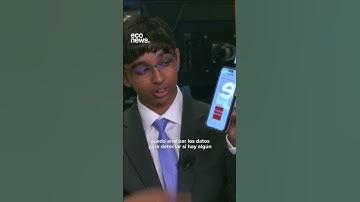 Este niño Inventó un detector de pesticidas#shortsviral #noticias