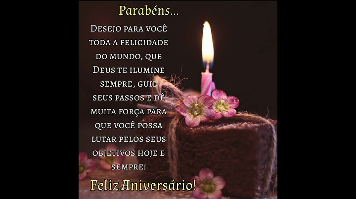 Mensagem de aniversário 🥳🎁🎉