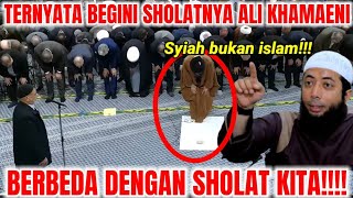 IT TURNS OUT THIS IS HOW ALI KHMAEINI, THE IRANIAN SHIITE LEADERS, PRAYED!! DIFFERENT FROM OUR PR...