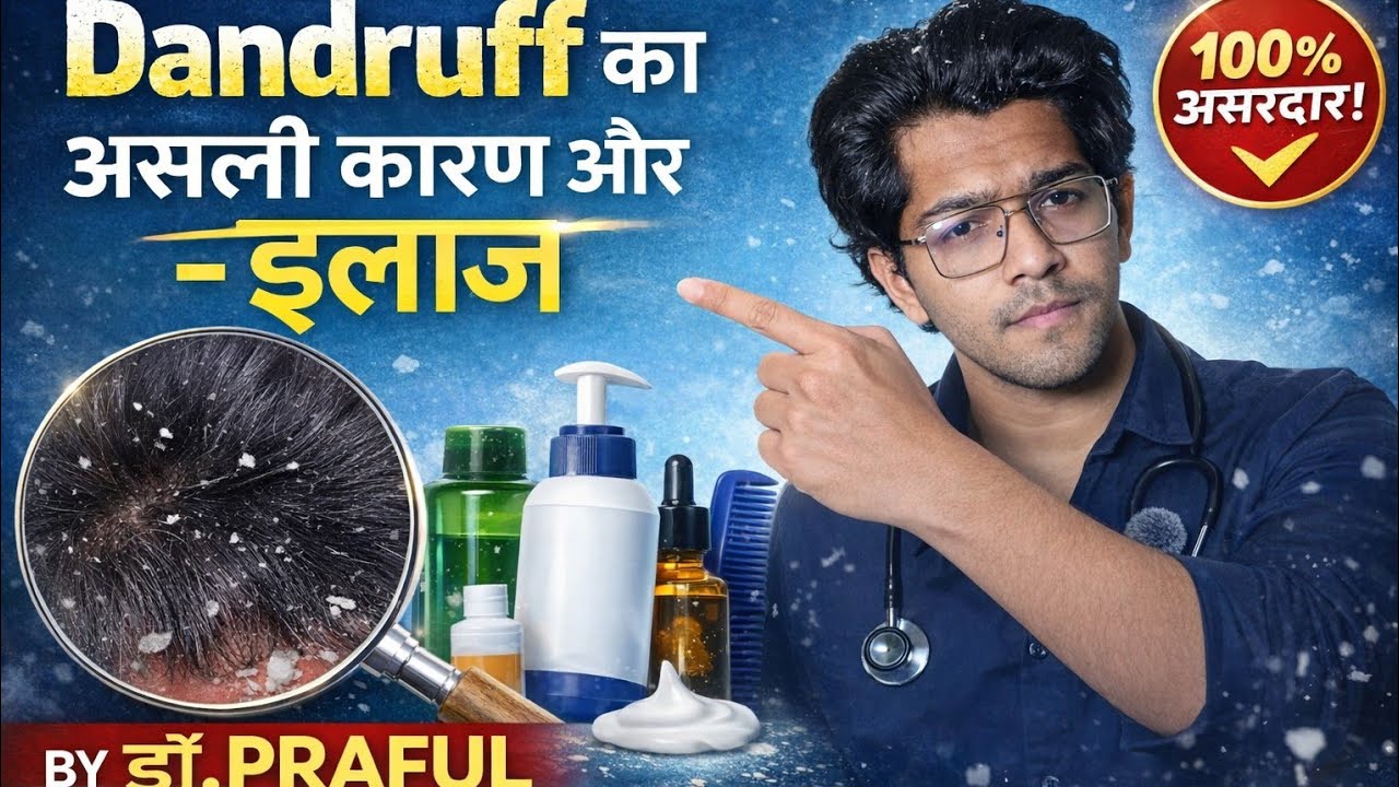 Dandruff का असली कारण क्या है ? | Doctor Explains in Simple Hindi  #dandruff #dandrufftreatment